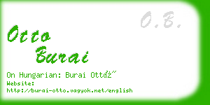 otto burai business card